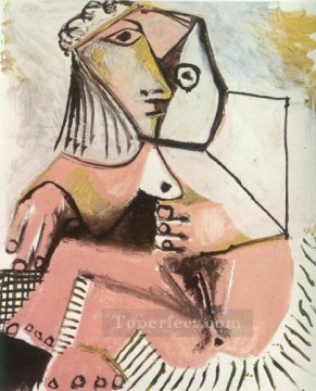  seat - Seated nude 1 1971 Pablo Picasso